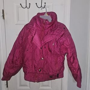 Kids Pink Puffer Jacket